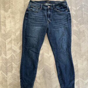 Judy Blue Women's High Waist Skinny Jeans with Handsanding Size 14W